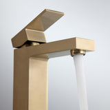 Stilvoller Luxus-Deck montierter Einloch-Einhand-Waschbecken-Wasserhahn