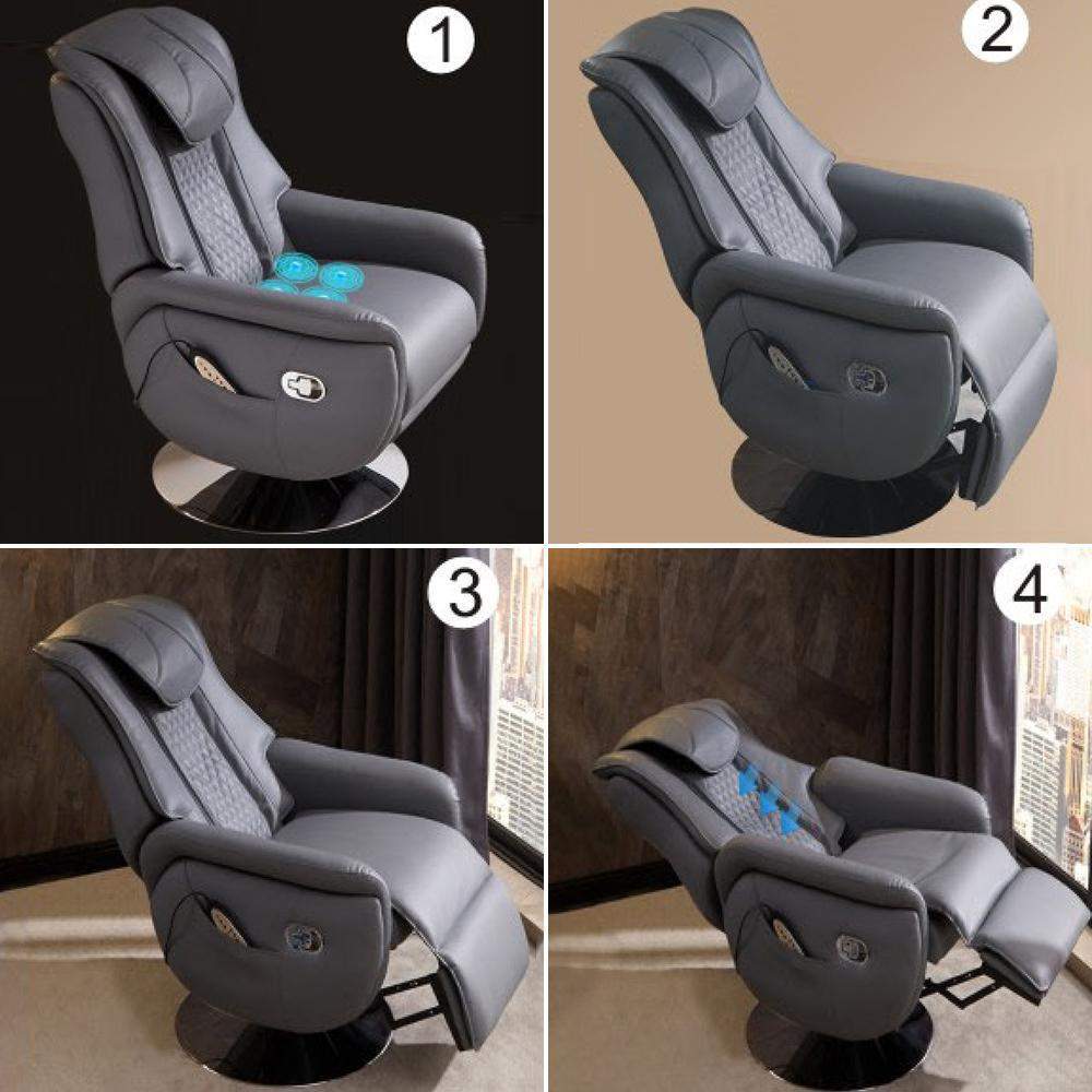 Modern Ergonomic Swivel Gliding Recliner High-Back Massage Chair Individual-Chairs &amp; Recliners,Furniture,Living Room Furniture