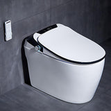 المرحاض التلقائي من قطعة واحدة مثبتة على نفسه خزانة المرحاض الذكية نظيفة الذات