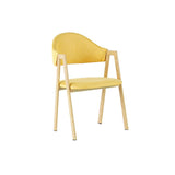 كرسي كرسي من الكتان الرمادي المنجد (مجموعة من 2)