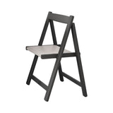 59 "モダンな灰色の長方形折りたたみ式ダイニングテーブルセット椅子5ピース