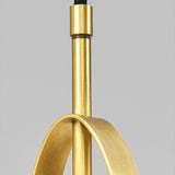 بساطتها 1-Light Glass Brass Pendant Light Gold Lighting Light Light