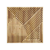 Bauernhaus-Holz-Wand-Dekor-geometrischer Hauptwand-Akzent