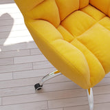 調節可能な現代オフィスの椅子の装飾された綿及び麻の旋回装置の仕事の椅子の高さ
