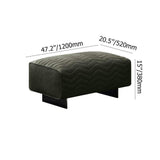 43" Modern Green Leath-Aire Ottoman Footstool-Richsoul-Furniture,Living Room Furniture,Ottomans &amp; Benches