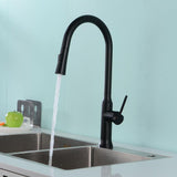 Kitchen Faucet with Sprayer Pull Down Touch Faucet Brushed Nickel Stainless Steel