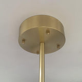 Blingle Modern Copper and Crystal 12-Light Sputnik LED Sphere Chandelier