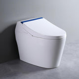 Einteilige, längliche, intelligente, am Boden montierte, automatische Toilette mit Selbstreinigung