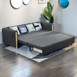 82" Full Sleeper Sofa Upholstered Convertible Sofa Bed with Storage