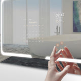 Espejo Inteligente para Baño 40" Pantalla Táctil LED TV Multifunción Android WiFi Bluetooth