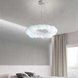 Moderne weiße LED-Kronleuchter Cloud Bubble Pendelleuchte dimmbar