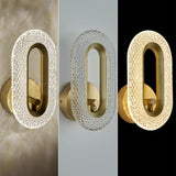 Messing-Wandleuchte Art Deco LED-Wandbeleuchtung 1-Licht-Ring-Wandleuchte