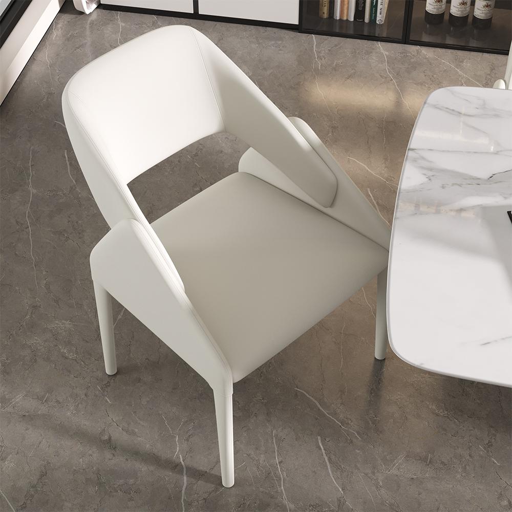 Open back deals dining chairs