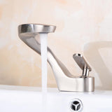 Robinet de lavabo de salle de bain créatif moderne
