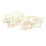 Résumé moderne Gold Home Boho Square Wall Decor