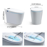 Floor Mounted Self Clean Smart Toilet Tankless Automatic Toilet One-Piece