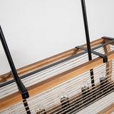 Rustic 5-Light Kitchen Island Linear Rectangle Pendant Light Wood Washed & Jute Rope