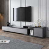 Modern 3-Drawer Retracted & Extendable TV Stand Up to 120"-Richsoul-Furniture,Living Room Furniture,TV Stands