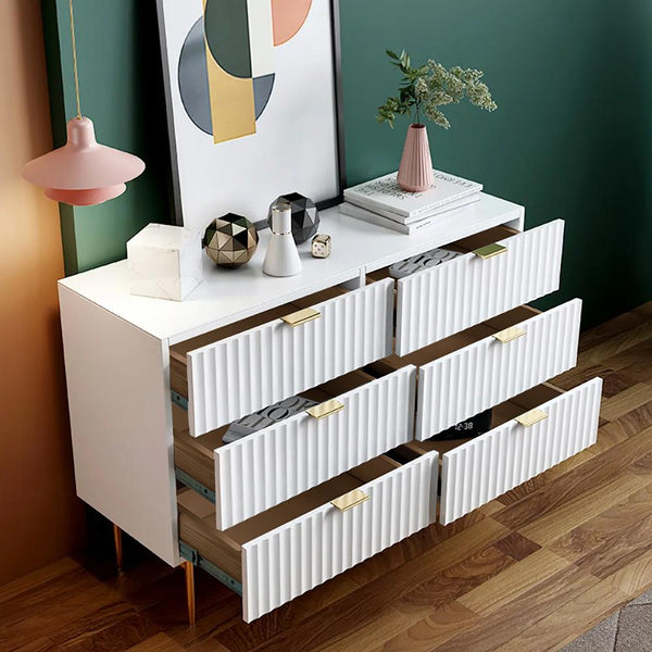 White minimalist dresser hotsell