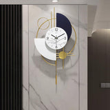3D جولة الجدار ساعة الذهب البندودول CUTECTRIC MUTE HOME