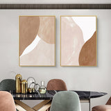 Modern Abstract Canvas Wall Art Set Home Wall Painting Decor 2 Pieces