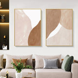 Modern Abstract Canvas Wall Art Set Home Wall Painting Decor 2 Pieces