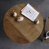 2 قطعة منتصف القرن الحديثة خشب الصنوبر والأكريليك جولة القهوة طاولة القهوة في الطبيعة