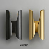 Modern Brass Wall Sconce 2-Light Decorative Wall Lighting Bulbs Included