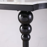 47.2 "Table de console de marbre noir classique