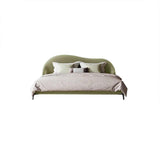 سرير منصة منصة من المنسوجة الفاتحة ذات السرير الفاتح