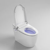 Planchers de toilette intelligente allongée montée sur les toilettes automatiques autonomes autonomes