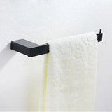 Tierney Modern Stainless Steel Wall Mounted Matte Black Towel Ring