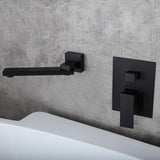 Robinet de remplissage de baignoire à baignoire mural à nickel brossé ultramoderne avec douche à main
