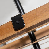 Rustikale 5-Licht-Kücheninsel Lineares Rechteck Pendelleuchte Holz gewaschen &amp; Juteseil