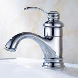 Fair Classic Style Single Handle Single Hole Bathroom Sink Faucet Solid Brass