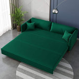 77.2" Convertible Sofa Full Sleeper Sofa Velvet Upholstered-Daybeds,Furniture,Living Room Furniture