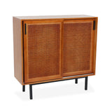Modern Sideboard Storage Cabinet Cupboard Chest with Sliding Doors 1 Shelves