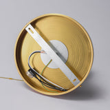 Gidu Mid-Century Pull Chain Ceiling Light Globe Glass Shade Semi Flush Mount Metal in Gold