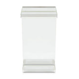 Square Clear Acrylic End Table Modern Side Table-Richsoul-End &amp; Side Tables,Furniture,Living Room Furniture