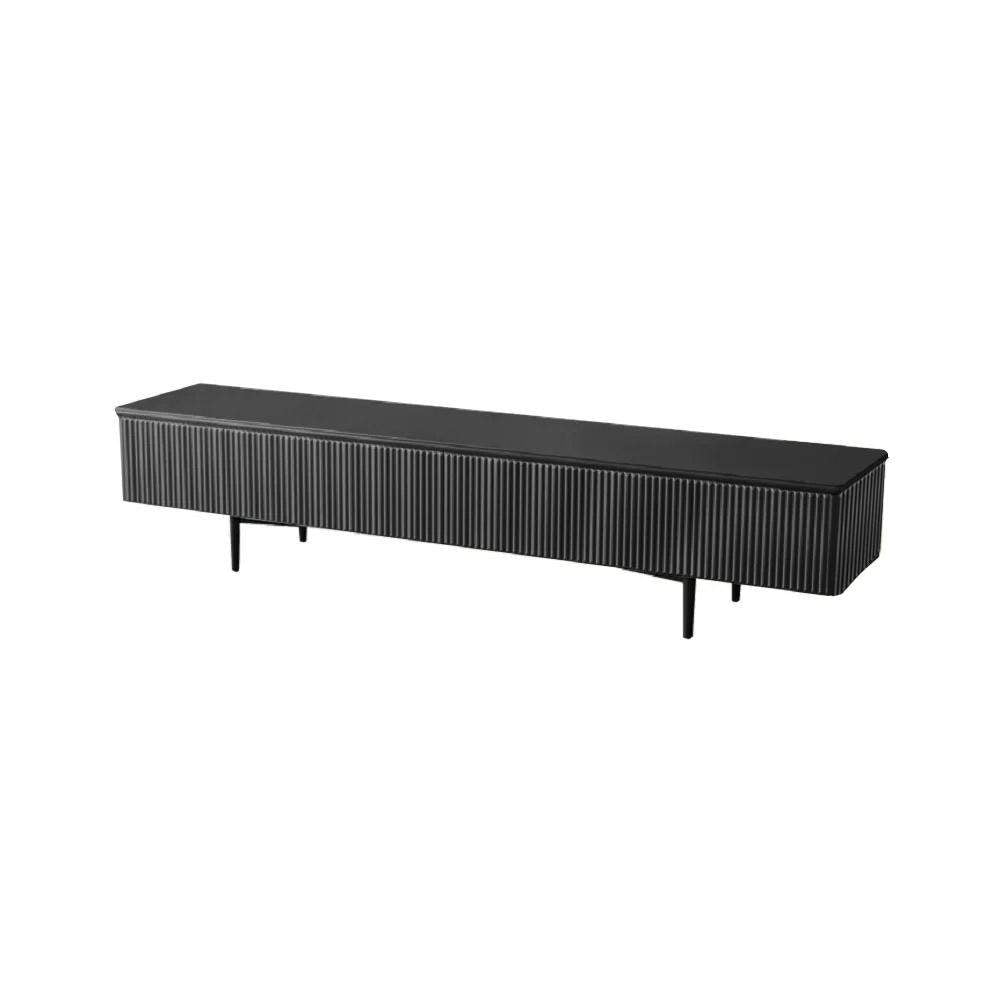 Modern 70.9" TV Stand with Drawers Line Media Console with Black Metal Legs-Richsoul-Furniture,Living Room Furniture,TV Stands