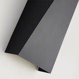 Contemporary Simple Artistic Metal Single-Light Up & Down Wall Light Sconce in Black
