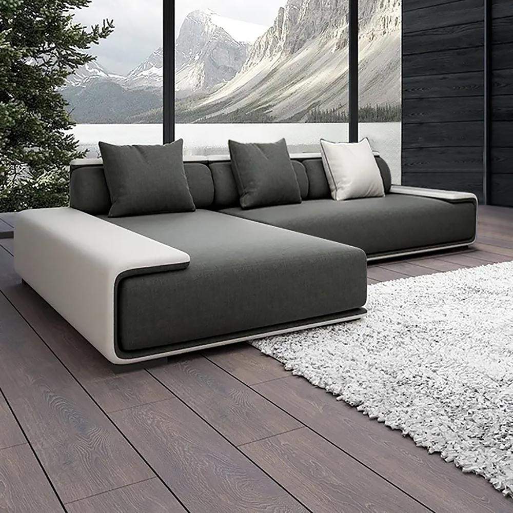 112 2 Cotton Linen Upholstered Sofa