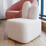 Accent Chair Rabbit Beige Upholstered Modern Accent Chair-Chairs &amp; Recliners,Furniture,Living Room Furniture