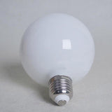 6W LED E26 Milky White Globe لمبة ضوء واحدة باللون الأبيض G125 الدافئ
