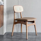 Chaise de salle à manger moderne arrière Roard Roard Dining Chair de 2