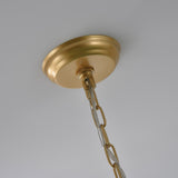 Luxurious Modern Chic Gold Sphere 4-Light Iron Orb Chain Suspended Chandelier