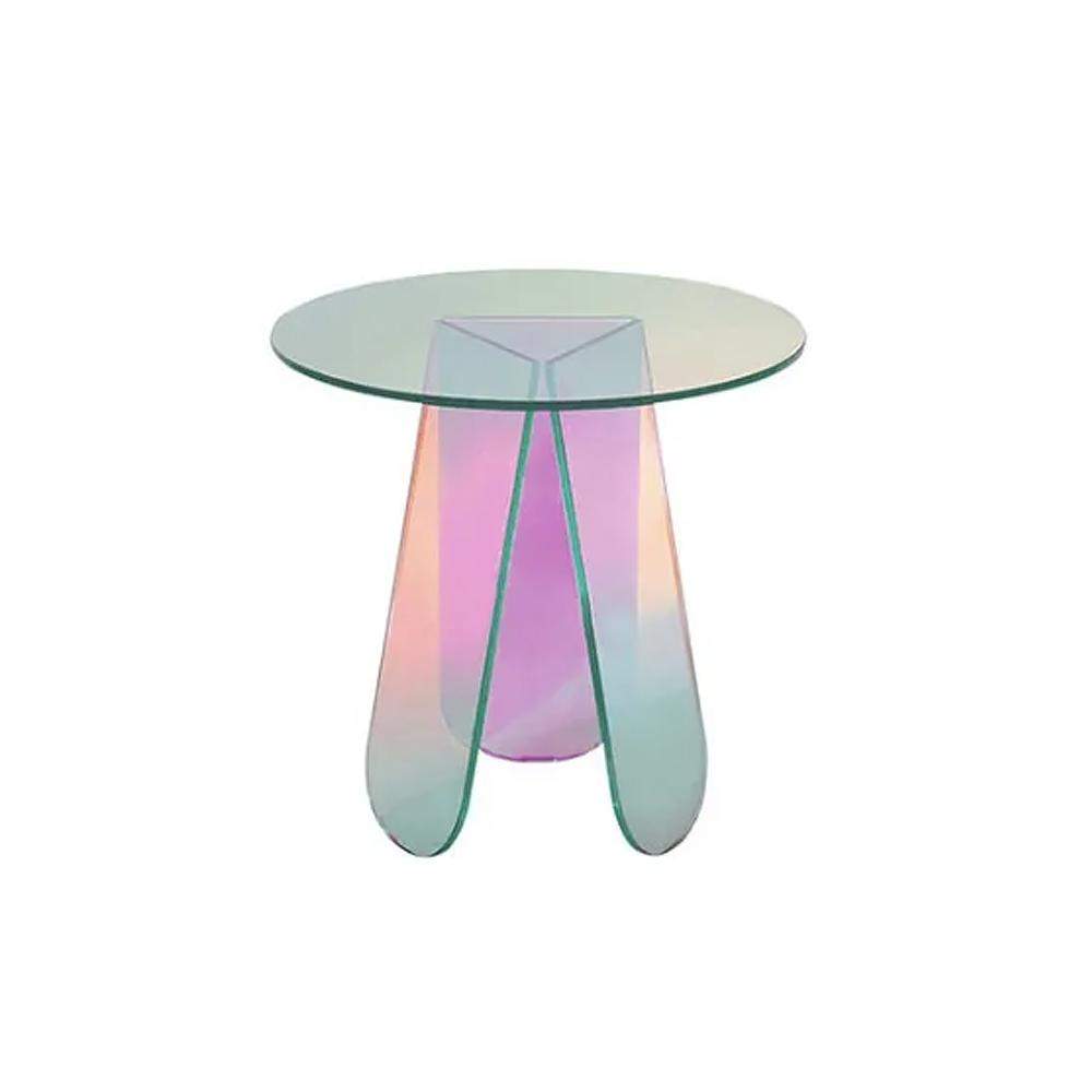 Iridescent deals side table