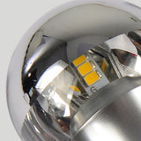 5W E26 Half Chrome LED ampoule Lumière chaude de l'ombre lumière de l'ombre