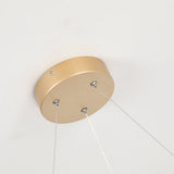 Rola Gold LED Einzigartige geometrische Pendelleuchte Haning Deckenleuchte