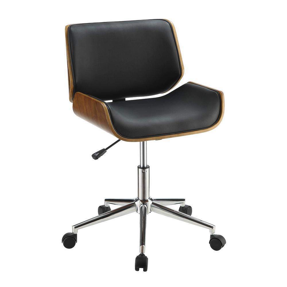Modern Leather Task Chair for Desk Upholstered Swivel Office Chair-Furniture,Office Chairs,Office Furniture